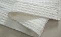 Silver Gray Fabric Shower Curtain for Bathroom: Hotel Luxury Waffle