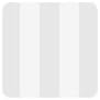Pizuna Cotton Queen Duvet Cover Set 300 Thread Count Stripe White