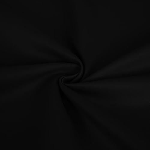 Blackout Curtain Drapes for Bedroom Grommet(W52 x L96,Black)