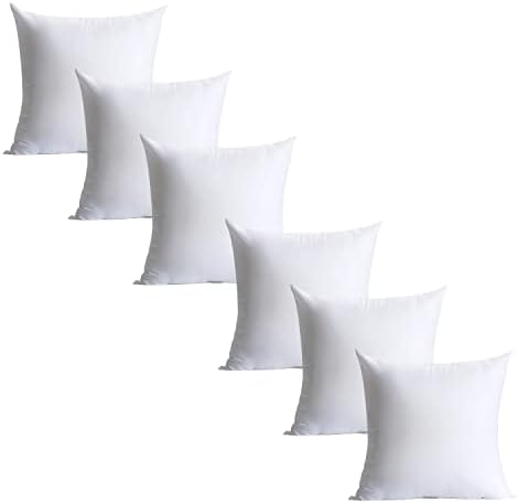 Calibrate Timing 20 x 20 inches Pillow Inserts, Set of 6