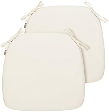 Magpie Fabrics 17"x16"x2" U-Shape Chair Cushions with Ties 2 Count