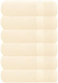 GLAMBURG Ultra Soft 6-piece Hand Towel Set 16x28-100% Ringspun Cotton