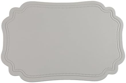 Beydodo Place Mats for Kitchen Set of 2, PU Leather Country Placemats