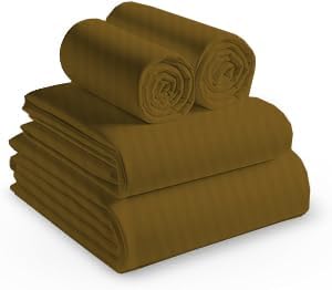 4 Piece 100% Egyptian Cotton Full XL Size Sheet Set 1000 Thread Count