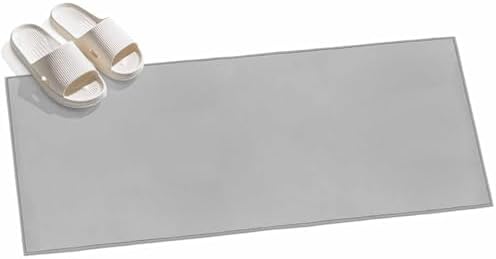 Hallway Runner Rug 2'x6', Grey Washable Bathroom Area Rugs for Kitchen