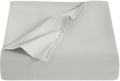 NTBAY King Microfiber Flat Sheet, 105 x 102, Light Grey