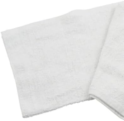 Soro Essentials- 16" x 19" Cotton Bar Towel White Color Set of 12- Bar