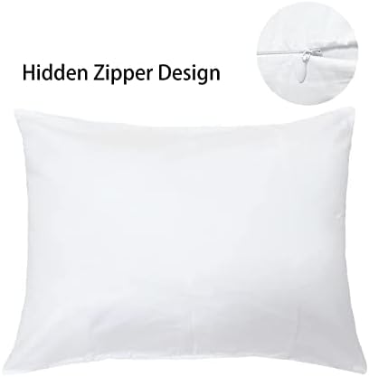 1000 Series Pima Cotton Queen (20x30) Pillowcases Set of 2 - Zipper