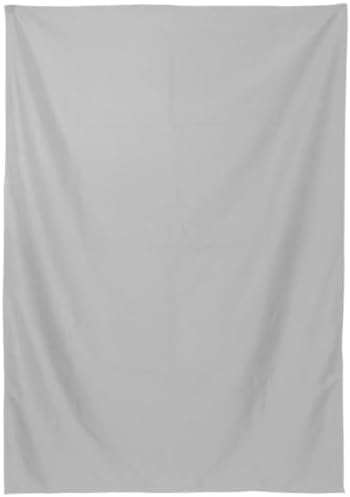 linqin Gray Color Rectangular Tablecloth 60x120 in