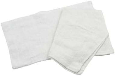 Soro Essentials- 16" x 19" Cotton Bar Towel White Color Set of 12- Bar