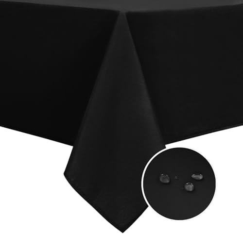 DWCN Square Tablecloth - 60 x 60 Inch - Waterproof Stain and Wrinkle