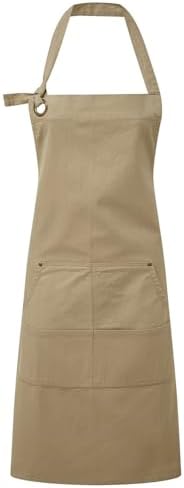 Premier Unisex Adult Cotton Canvas Apron with Pocket