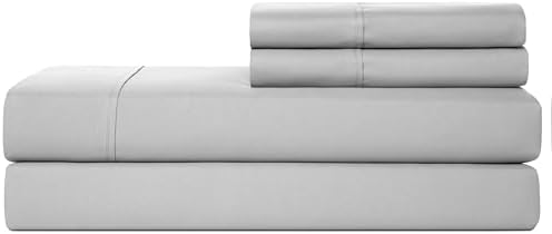 Casual Living Twin XL Sheet Set, Cooling Sheets, 4-Piece, Gray