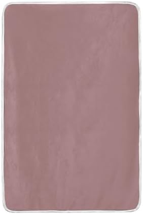 Rosy Brown Plush Throw Blankets for Bed Couch and Living Room Suitable