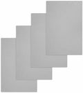 PIEPLE Grey Kitchen Dish Towels for Drying Dishes Set of 4, Waffle