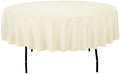 Sparkles Make It Special 10 pcs Ivory 90 Inch Round Polyester