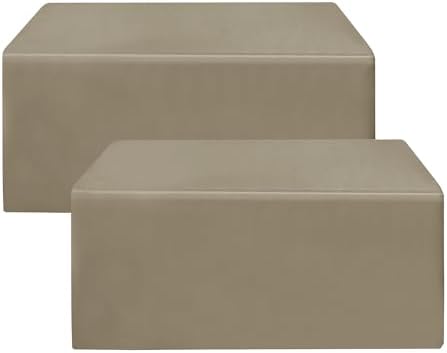 Fitted Table Cloths For 6 Foot Rectangle Tables,Vendor Booth 2 Pack