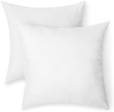 Amazon Basics Throw Pillow Insert, Down Alternative Fiberfill