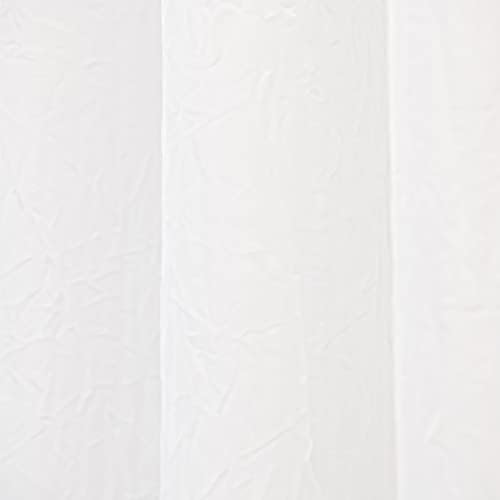 Home Fashion Crushed Voile Sheer Curtain Set of 2 Panels – Antique