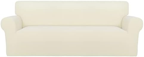 PureFit Stretch Couch Covers for Sofa Large Sofa Slipcovers Ivory