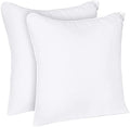 Pillow Inserts 20X20 Set of 2, 2 Pack Premium White Square Pillow