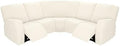 PureFit 7-Pieces Sectional Sofa Covers, Large L Shape Recliner Couch