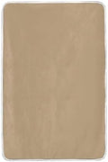 Tan Plush Throw Blankets for Bed Couch and Living Room Suitable 60x90