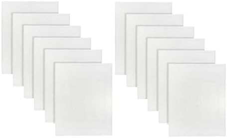 (Pack of 12 100% Cotton White Bath Mat Towel (18x25 Inches) Light