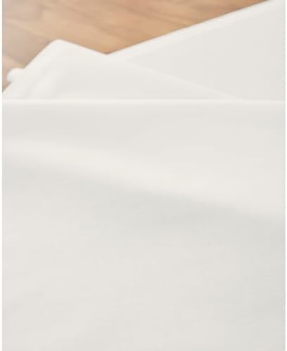 Solino Home Cotton Linen Table Runner White, Dru Cotton Linen