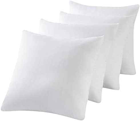 4 Pack Waterproof Down Feather Proof Pillow Protectors with Zipper