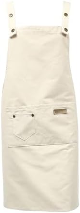 Cooking Apron Adjustable Belt Cotton for Restaurant Service