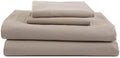 Martex 225 Thread Count 3 Piece Twin Bed Sheets, Beige