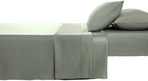 Kingnex Oversized King Flat Sheet 132x110 Top Sheet Only Sage