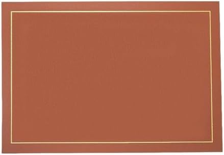 6 Piece Placemat Set,11.82 x 16.93 in / 30 x 43 CM,Leather Placemats