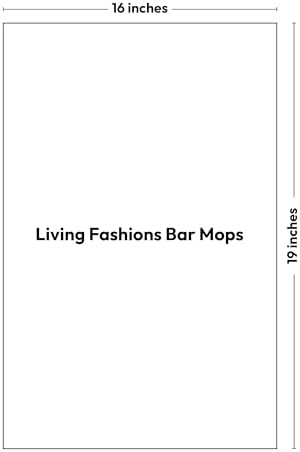 Cotton Bar Towels - 16"x19" Bar Mop Cleaning Dish Rags, 36-Pack