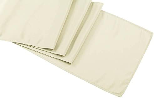 AK TRADING CO. 100% Polyester Table Runner - Taupe - 14" X 96"