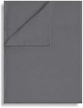 CULVE Full Microfiber Flat Sheet Only, 1 Pack (81x96,Dark Gray)