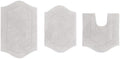 TRP Quick Dry Super Absorbent Tufted 100% Cotton Bathroom Rugs Sets