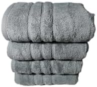 100% Turkish Cotton Extra Large (20 x 40 inch)Hand Towel Set of 4,for