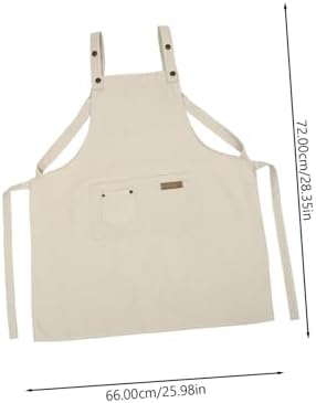 Cooking Apron Adjustable Belt Cotton for Restaurant Service