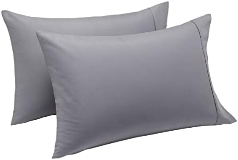 Amazon Basics Standard Pillowcases Set of 2 - Lightweight, Super Soft