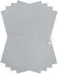 Gray Solid Color Kitchen Towels Set of 4, Absorbent Microfiber Soft