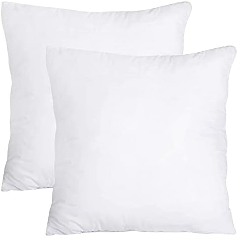 18x18 Pillow Inserts Set Of 2,2025 New Square Soft Cotton Down