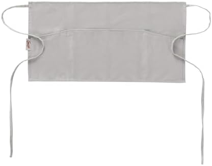 GNEGNI 3 Pockets Waist Apron-Waitress Waiter Server Apron Short Half