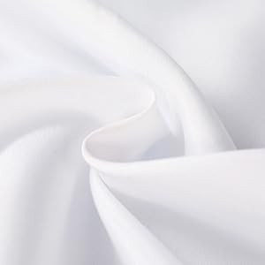 6 Pack White Round Tablecloths 70 Inches Table Cloth Stain and Wrinkle