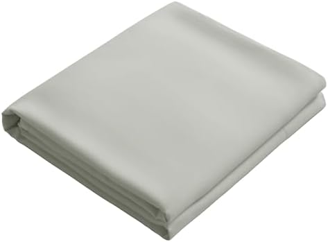 Aerlomi King Flat Sheet, 105x102 Inches, Brushed Microfiber, Smoke