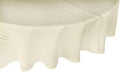 Satin Stripe Polyester Permanent Press Table Linens, 70-Inch Round