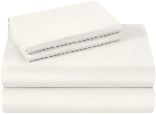 Shreem Linen RV Bunk XL Sheets 42x80, 100% Egyptian Cotton 4-Piece