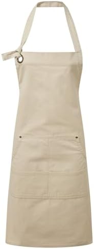 Premier Unisex Adult Cotton Canvas Apron with Pocket
