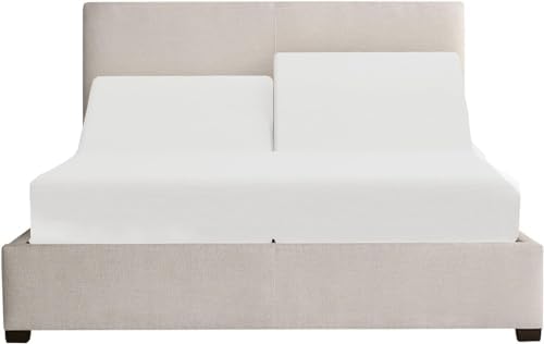 Silentnight Top Split King Sheets for Adjustable Bed - 100% Egyptian